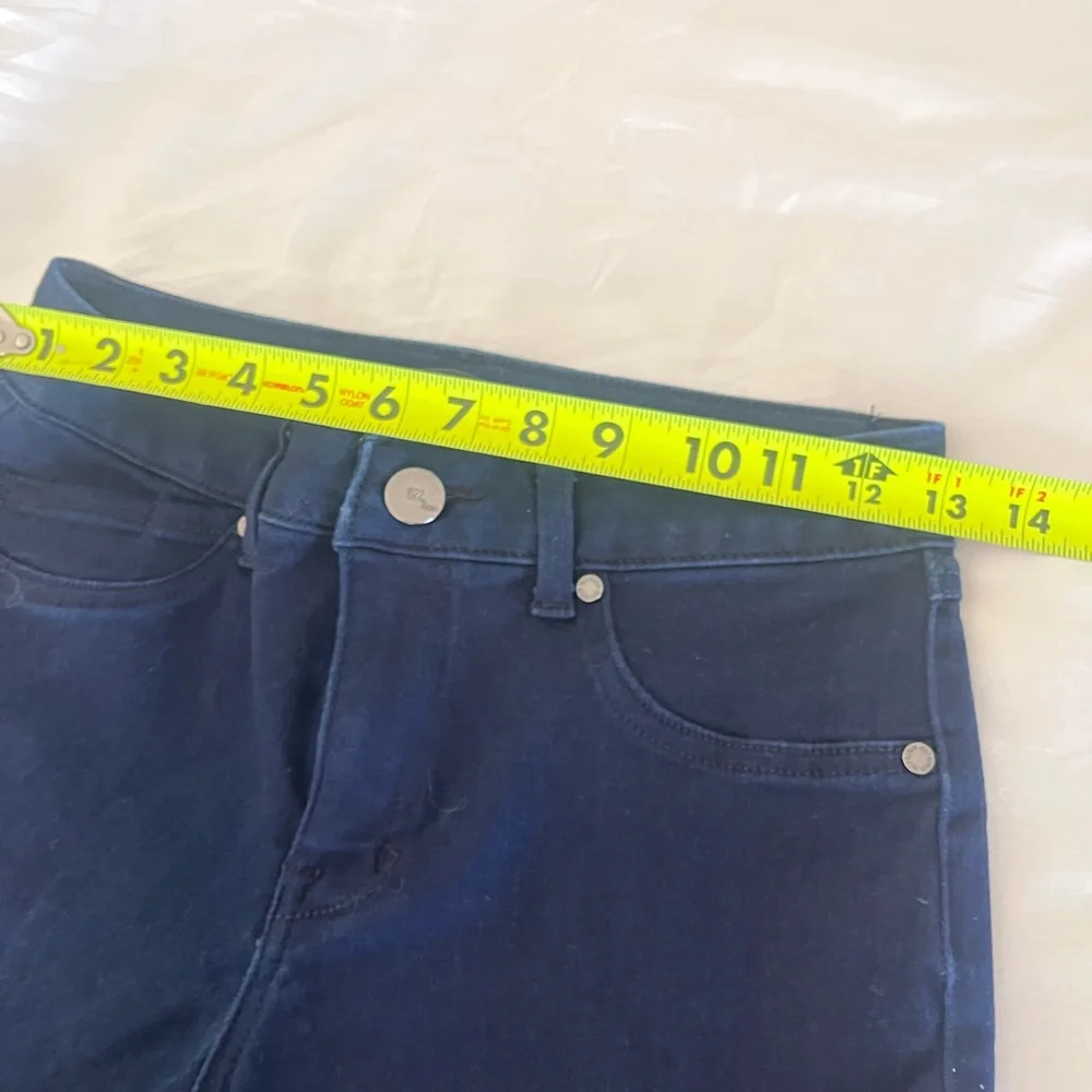 1822 Denim Deep Blue Capri Length Cropped Jeans - Picture 4 of 6